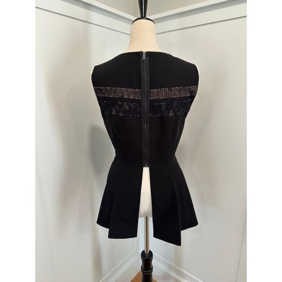 BCBG MaxAzria Peplum Blouse Size S - Picture 2 of 5